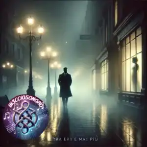 Uomo solo in una strada nella nebbia con una figura alla finestra – Tra Eri e mai più di In3ccioSonoro