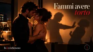 Fammi avere torto: quando per paura di soffrire costruiamo proprio ciò che temiamo Paura di fidarsi rappresentata da una coppia vicina mentre le loro ombre si allontanano – Fammi avere torto